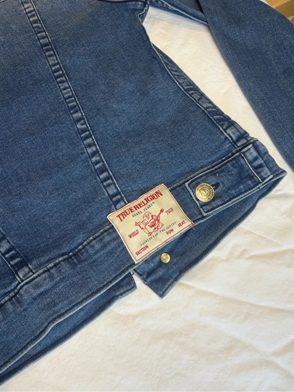 True Religion Women’s Medium Blue Denim Jacket